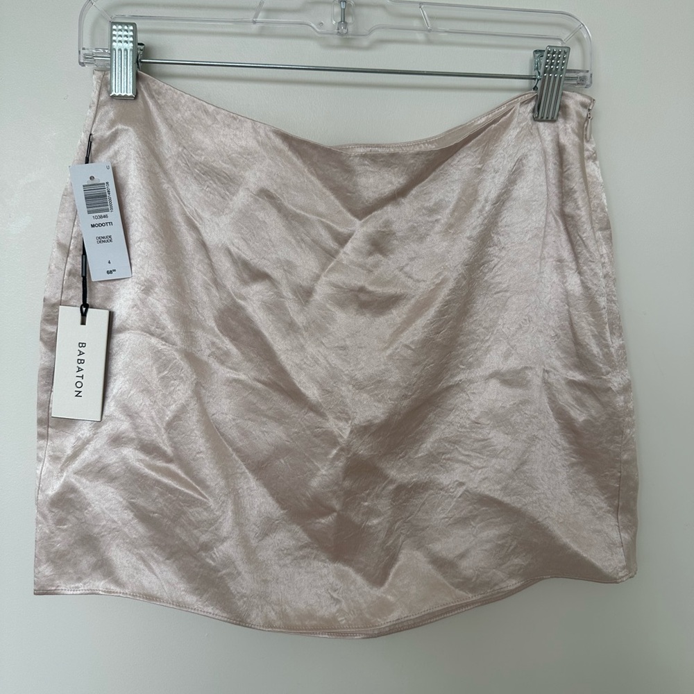 Aritzia Satin Mini Skirt